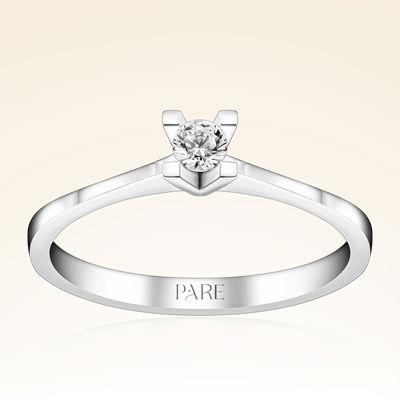 0,07 Karat Tektaş Pırlanta Yüzük - PR00276-8 - Pare Pırlanta