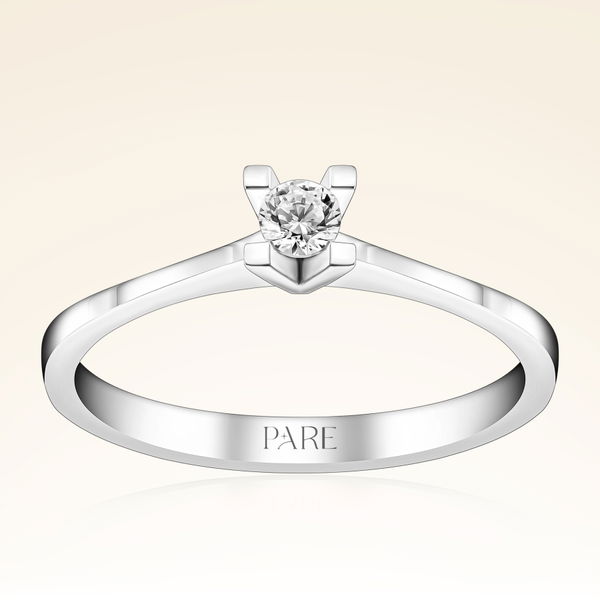 0,07 Karat Tektaş Pırlanta Yüzük - Pare Pırlanta