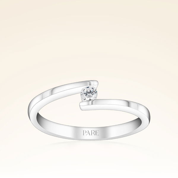 0,07 Karat Tektaş Pırlanta Yüzük - Pare Pırlanta