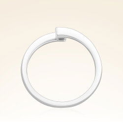 0,07 Karat Tektaş Pırlanta Yüzük - 3