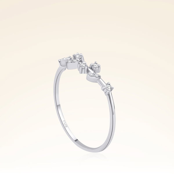 0,07 Karat Trend Pırlanta Yüzük - Pare Pırlanta