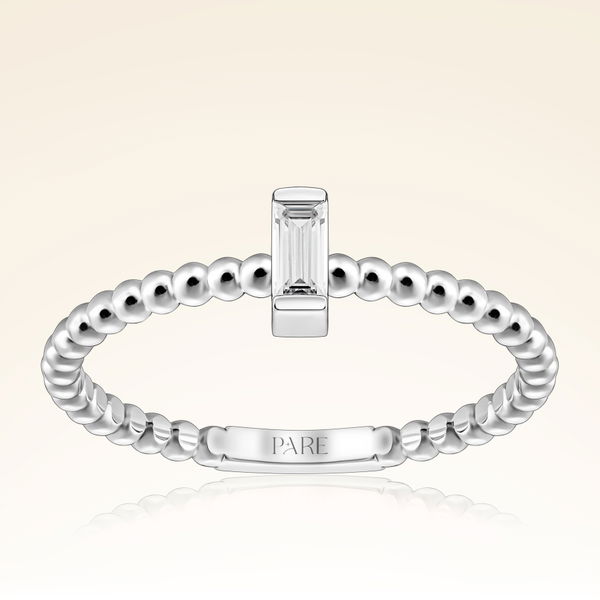 0,08 Karat Baget Pırlanta Yüzük - Pare Pırlanta