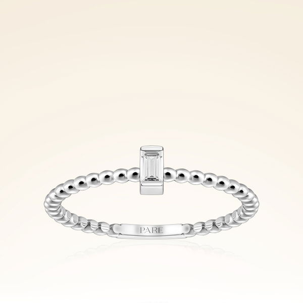 0,08 Karat Baget Pırlanta Yüzük - Pare Pırlanta