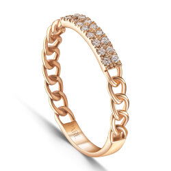 0,08 Karat Pırlantalı Fantezi Yüzük - PR01724 - 2