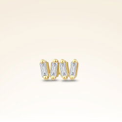 0,08 Karat Pırlanta Baget Piercing - 1