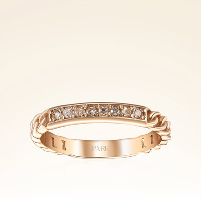 0,08 Karat Pırlantalı Trend Yüzük - Pare Pırlanta