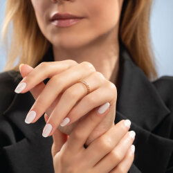 0,08 Karat Pırlantalı Trend Yüzük - 4