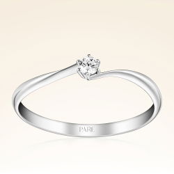 0,08 Karat Tektaş Pırlanta Yüzük - PR00914-8 - 1