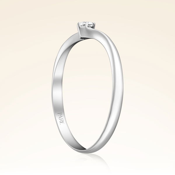 0,08 Karat Pırlanta Tektaş Yüzük - Pare Pırlanta