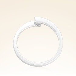 0,08 Karat Tektaş Pırlanta Yüzük - 3