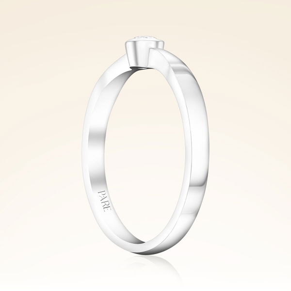 0,08 Karat Tektaş Pırlanta Yüzük - Pare Pırlanta