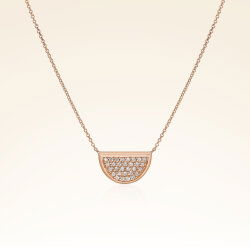 0,09 Karat Pırlantalı Trend Kolye - 1