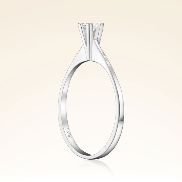 0,09 Karat Pırlanta Tektaş Yüzük - Pare Pırlanta