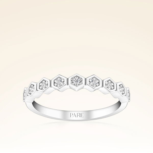  0,09 Karat Yarımtur Pırlanta Yüzük - Pare Pırlanta