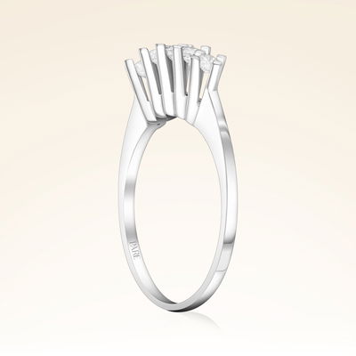 0,10 Karat Beştaş Pırlanta Yüzük - Pare Pırlanta