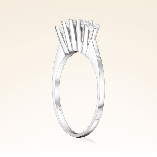 0,10 Karat Beştaş Pırlanta Yüzük - Pare Pırlanta