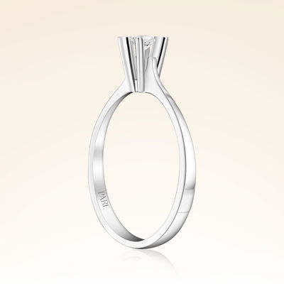 0,10 Karat Pırlanta Tektaş Yüzük - Pare Pırlanta