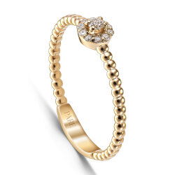 0,10 Karat Pırlantalı Fantezi Yüzük - PR01744 - 2