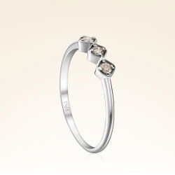 0,10 Karat Pırlanta Renkli Taşlı Trend Yüzük - 2