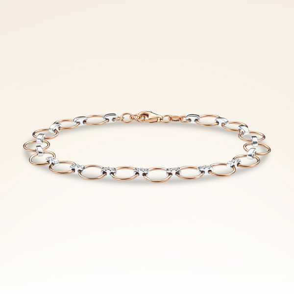 0,10 Karat Pırlantalı Trend Bileklik - Pare Pırlanta