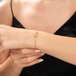 0,10 Karat Pırlantalı Trend Bileklik - 2