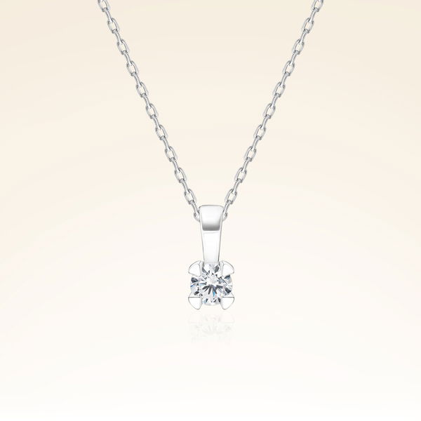 0,10 Karat Tektaş Pırlanta Kolye - Pare Pırlanta