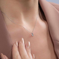 0,10 Karat Tektaş Pırlanta Kolye - PR00461 - 2