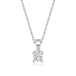 0,10 Karat Tektaş Pırlanta Kolye - PR00470 - 1