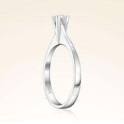 0,10 Karat Tektaş Pırlanta Yüzük - PR00325-8 - 2