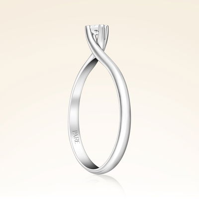 0,10 Karat Pırlanta Tektaş Yüzük - Pare Pırlanta