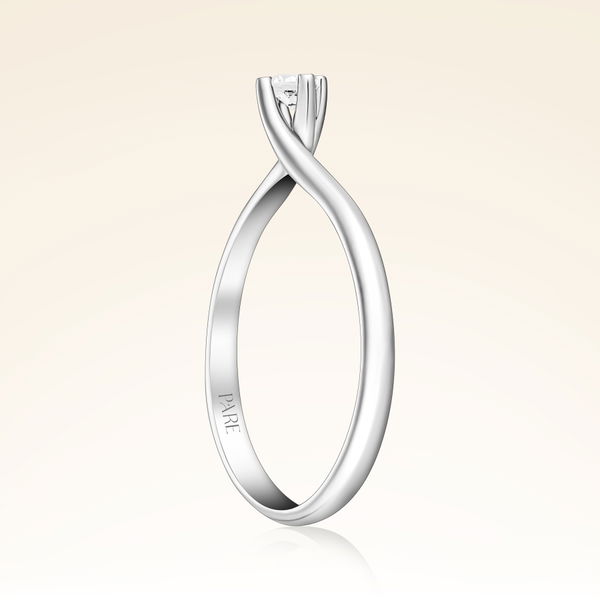 0,10 Karat Pırlanta Tektaş Yüzük - Pare Pırlanta