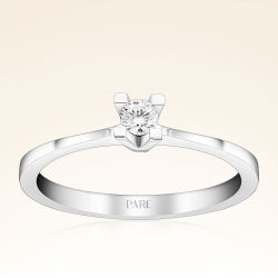 0,10 Karat Tektaş Pırlanta Yüzük - PR00284 - 1
