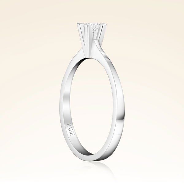 0,10 Karat Tektaş Pırlanta Yüzük - Pare Pırlanta