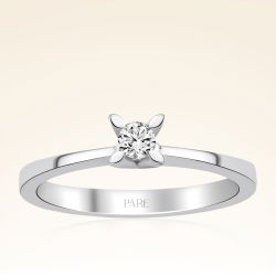 0,10 Karat Tektaş Pırlanta Yüzük - PR00773-8 - 1