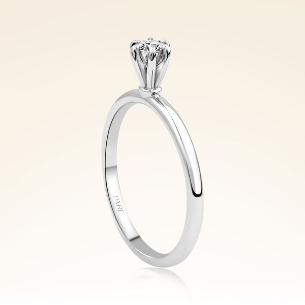 0,10 Karat Tektaş Pırlanta Yüzük - Pare Pırlanta