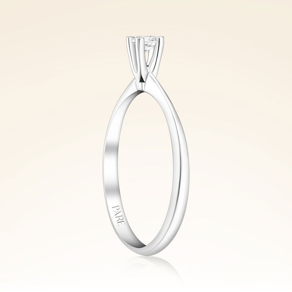 0,10 Karat Tektaş Pırlanta Yüzük - Pare Pırlanta