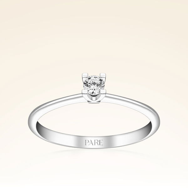 0,10 Karat Tektaş Pırlanta Yüzük - Pare Pırlanta