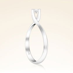 0,10 Karat Tektaş Pırlanta Yüzük - 2