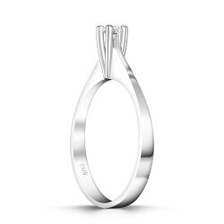 0,10 Karat Tektaş Pırlanta Yüzük - PR01250-8 - 2