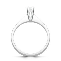 0,10 Karat Tektaş Pırlanta Yüzük - PR01250-8 - 3