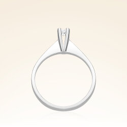 0,10 Karat Tektaş Pırlanta Yüzük - 3