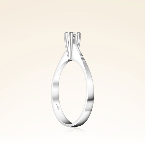 0,10 Karat Tektaş Pırlanta Yüzük - Pare Pırlanta