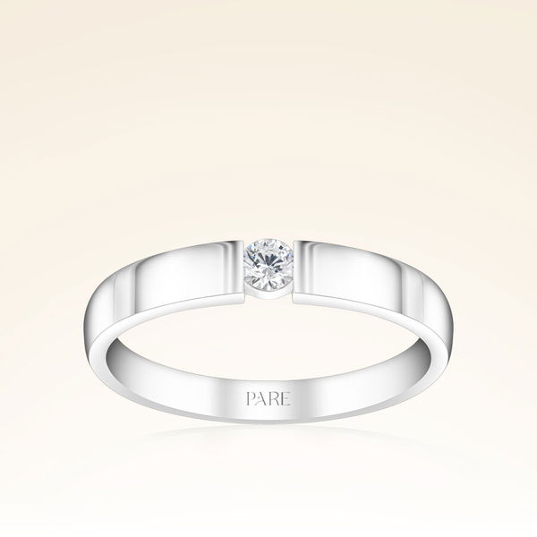 0,10 Karat Tektaş Pırlanta Yüzük - Pare Pırlanta