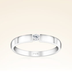 0,10 Karat Tektaş Pırlanta Yüzük - 1