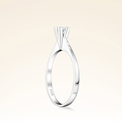 0,10 Karat Tektaş Pırlanta Yüzük - Pare Pırlanta