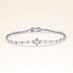 0,11 Karat Baget Pırlanta Bileklik - 1