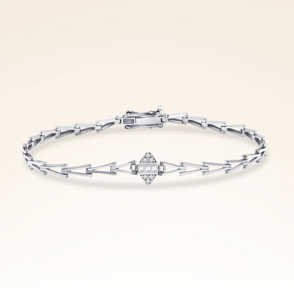 0,11 Karat Baget Pırlanta Bileklik - Pare Pırlanta