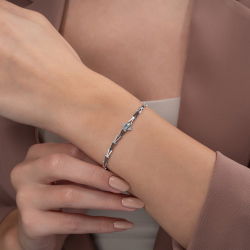 0,11 Karat Baget Pırlanta Bileklik - PR00999 - 3