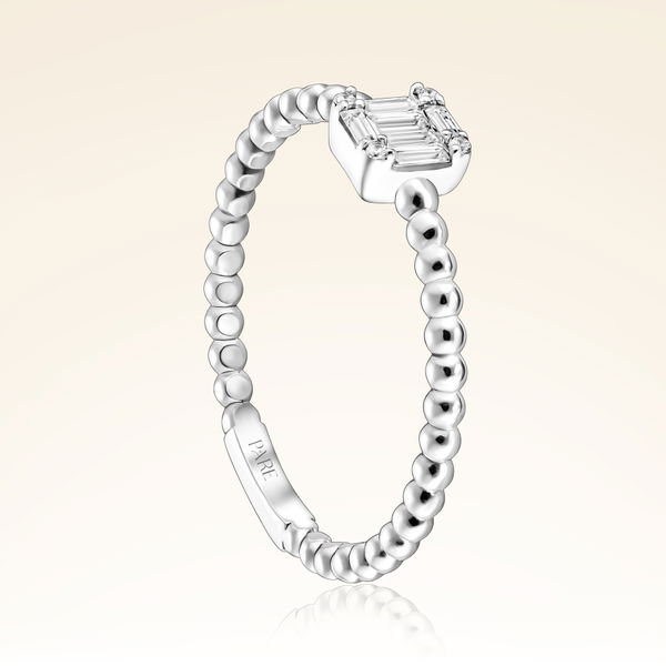 0,11 Karat Baget Pırlanta Yüzük - Pare Pırlanta