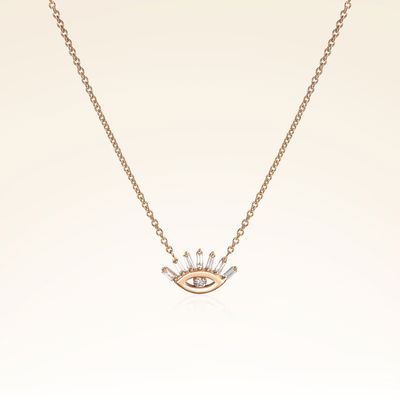 0,11 Karat Pırlantalı Trend Kolye - Pare Pırlanta